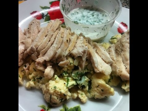 Video: Chicken Salad With Omelette Ribbon