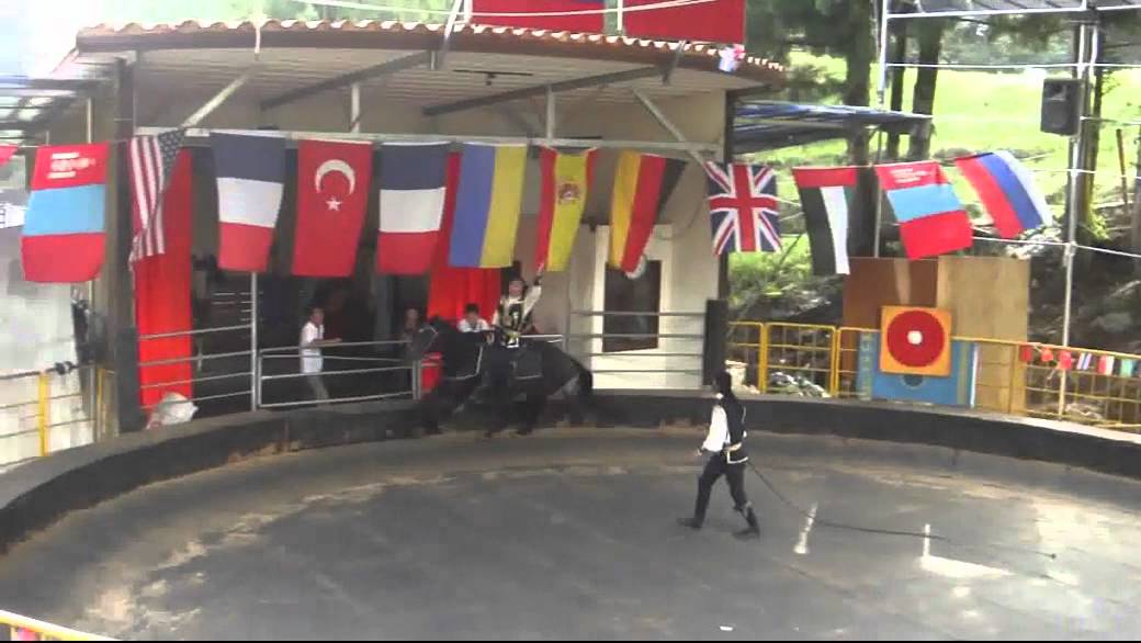 cingjing vienna pleasance cottage 清境青青草原園馬術表演(2)