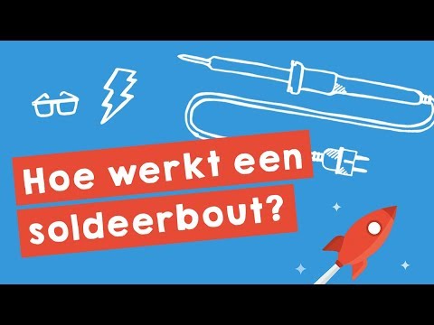 Video: Hoe Maak Je Een Soldeerbout?