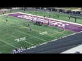 Otterbein's John Pyles goes 99 yards straight up the middle for a TD