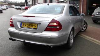 Mercedes W211 E400 Cdi Duplex Exhaust Sound Uitlaat Sportuitlaat By Www Maxi Nl