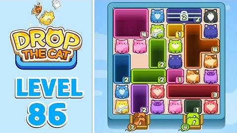 Drop The Cat Level 86 Walkthrough Solution