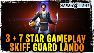 3   7 Star Skiff Guard Lando Calrissian Gameplay - Lots of Fun Plug and Play Tricks Up His Sleeve!