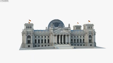 Reichstag building 3D model by 3DModels.org