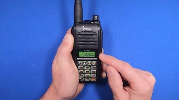 How to save and recall frequencies on the Icom A16 aviation radio