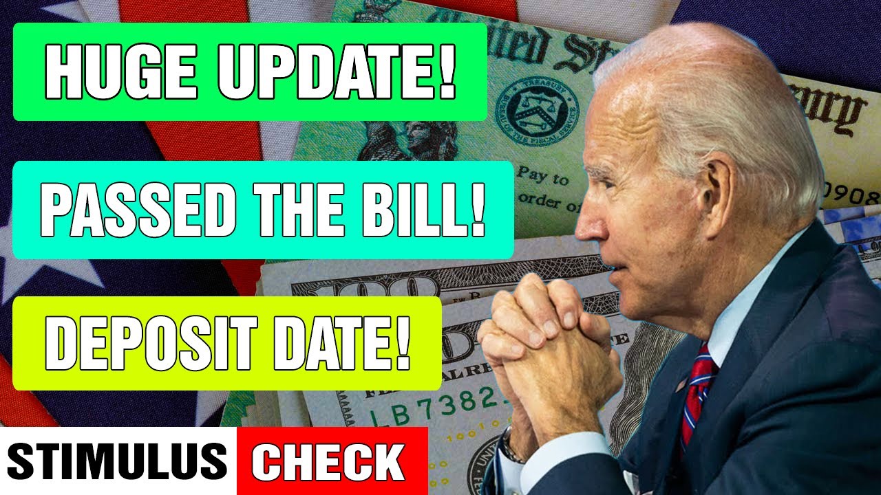 Stimulus Package Update HUGE UPDATE! CONGRESS PASSED THE BILL! COMING