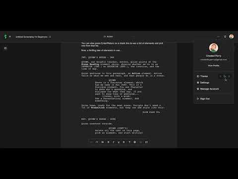 Final Draft Cloud: Advanced Writing Features