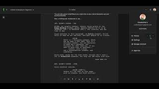 Final Draft Cloud Advanced Writing Features
