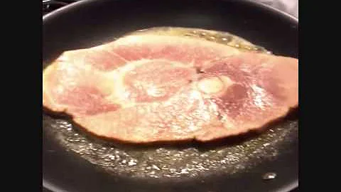 Glazed Honey Ham Steak(Quick Meal)