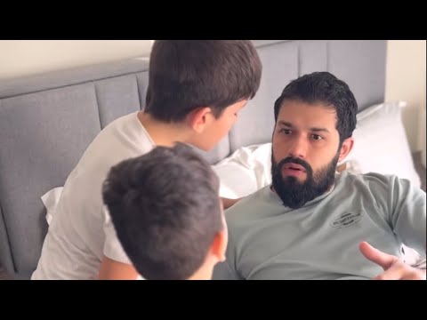 طفل اراد من ابيه ان يختبئ ولكن لن تصدق ماذا كان السبب شاهد ما ا حصل في النهاية كانت الصدمه الكبرى