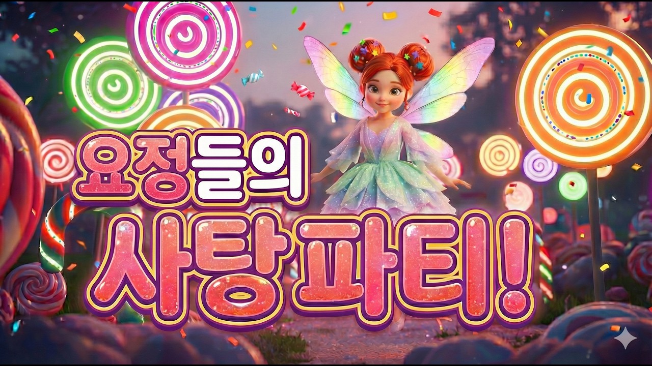 🍭사탕 요정들의 비밀 파티 초대장 🍭ㅣ반짝반짝 노래상자ㅣ상상동요