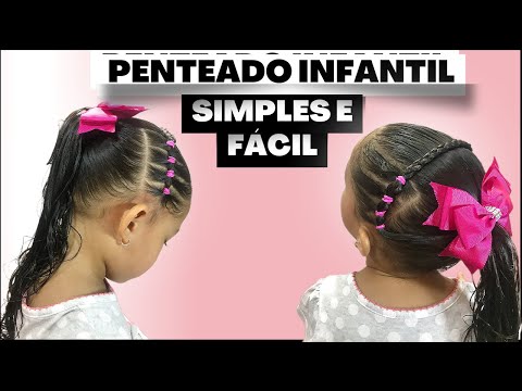 Penteados Para Crianças: 40 Inspirações e Dicas de Lindos Penteados Infantis