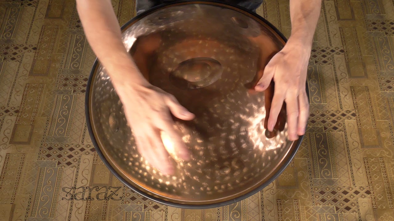 Saraz Handpan C Major 13 ( Stainless Steel )