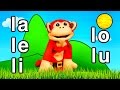 Sílabas la le li lo lu - El Mono Sílabo - Videos Infantiles - Educación para Niños #