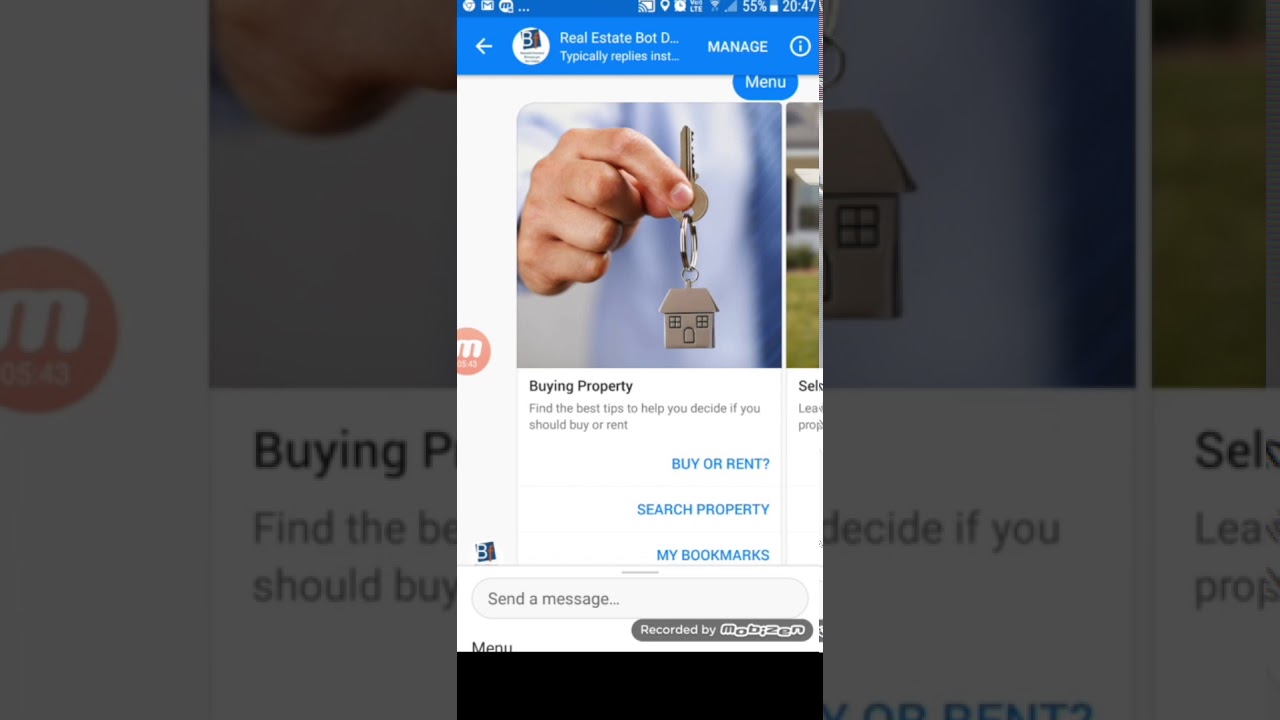 Real Estate Chatbot Demo