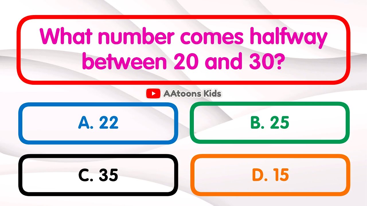 Mental Maths Quiz for Kids | Maths Trivia for Kids | Quiz Time | Learn Mathematics | @AAtoonsKids