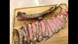 How to cook a 1Kg medium rare tomahawk steak using the 30, 3, 30 method Resimi