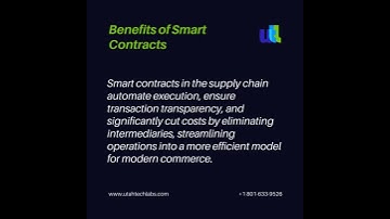 Revolutionizing Supplier Agreements with Smart Contracts | Utah Tech Labs