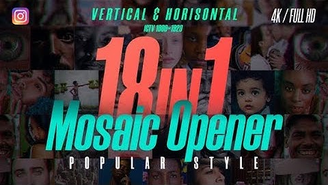 Mosaic Opener (Best After Effects Projects)