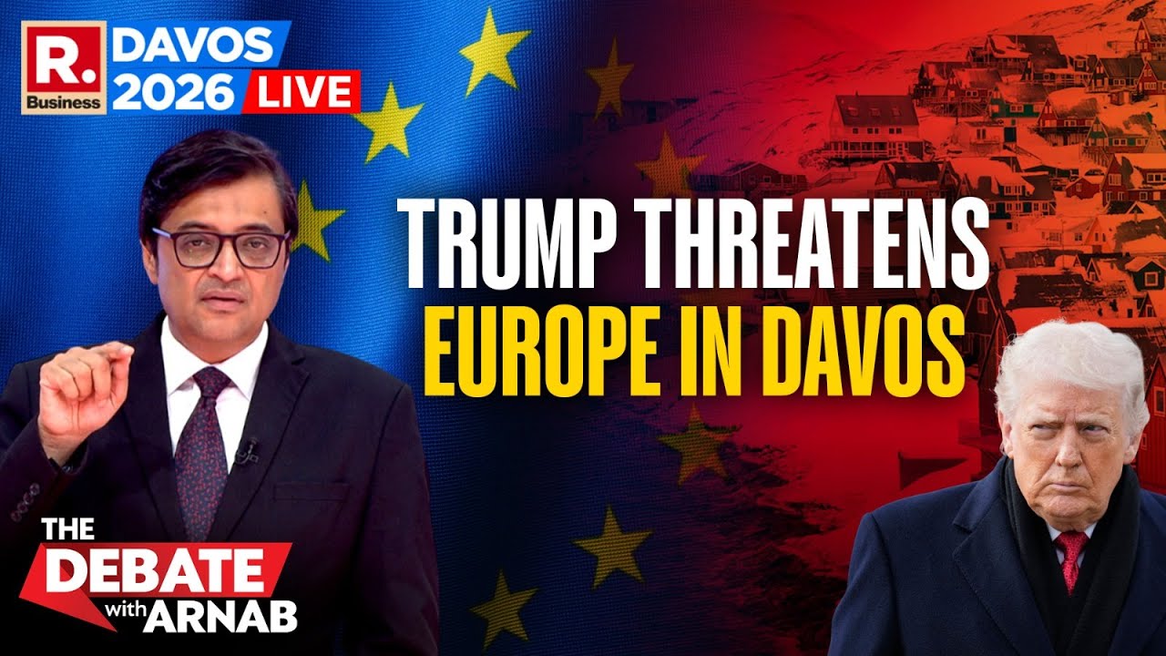 Debate With Arnab LIVE: Trump Threatens Europe, Declares Plan To Acquire Greenland