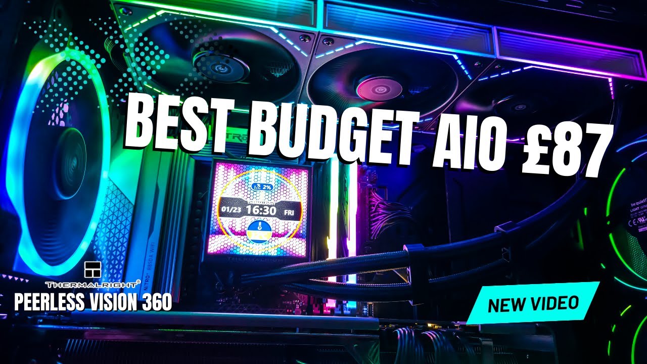 Обзор системы жидкостного охлажения Thermalright Peerless Vision 360 ARGB Black AIO