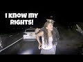 Wrong Way Driver FLIPS OUT on Police | I Know My Rights!