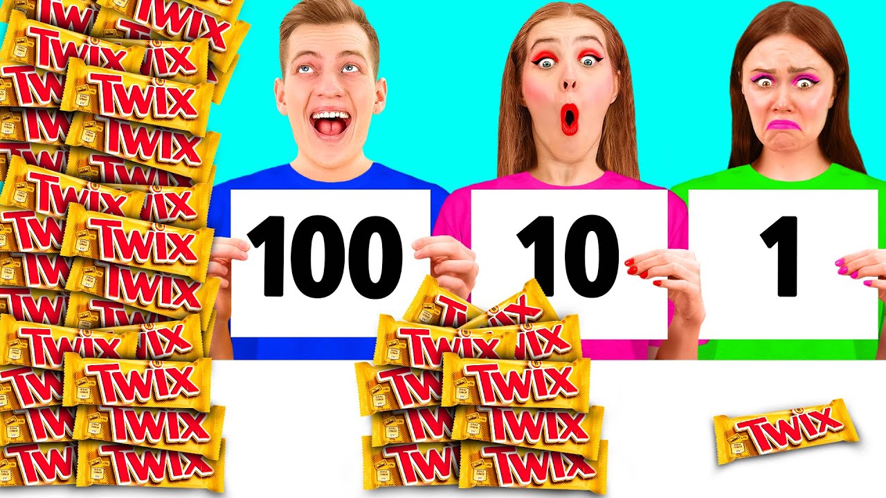100 Layers of Food Challenge | Amazing Cooking Hacks by PaRaRa Challenge