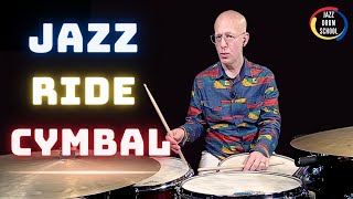 Beginner Jazz Drumming - Jazz Ride Cymbal Lesson