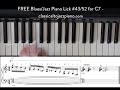 FREE Blues/Jazz Lick #43/52 for Piano - FREE Video lesson & PDF!
