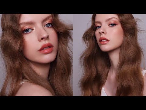 70s Inspired Soft Coral Toned Makeup | Hung Vanngo