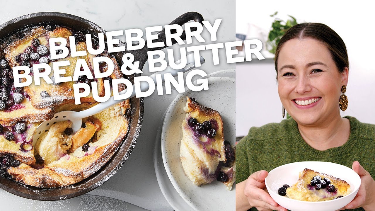 Blueberry Bread And Butter Pudding Make Yourself At Home With Woolworths Youtube