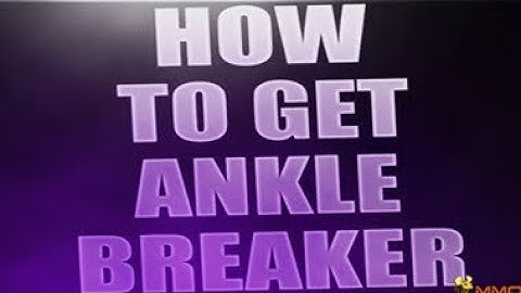 NBA 2K19| TUTORIAL EASY WAY TO GET ANKLE BREAKER