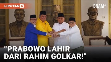 Deklarasikan Dukungan, Airlangga Sebut Prabowo Lahir dari Rahim Golkar | Liputan6