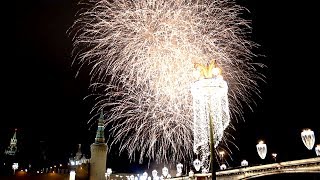 Салют на Красной площади - Новый год 2018 / Fireworks on Red Square - New Year 2018
