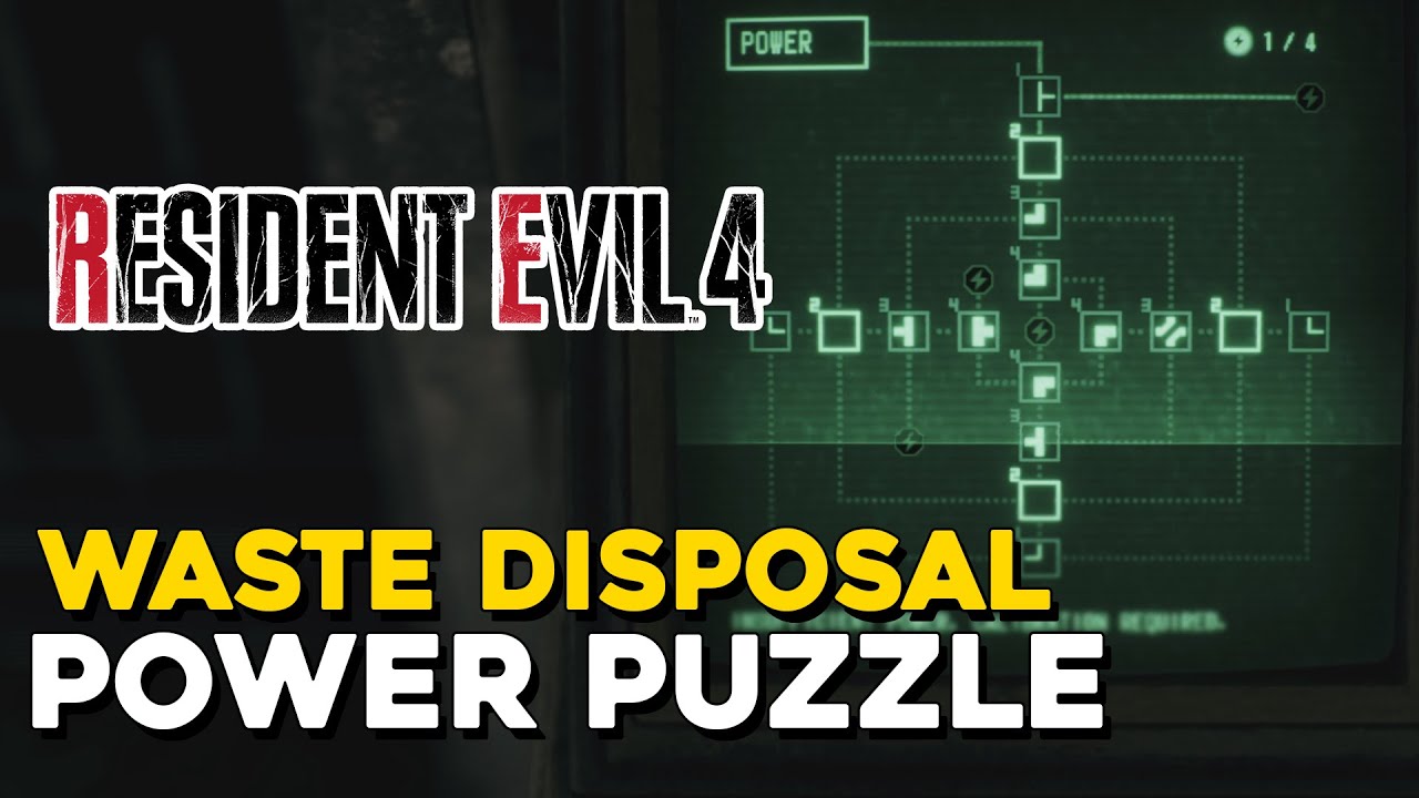 Solution: Chapter 14 Waste Circuit Puzzle HARDCORE (6 pieces to power) : r/ residentevil4