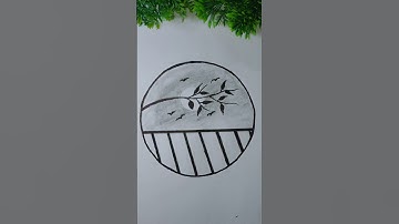 How to draw a circle drawing easy way #loveart #shortvideo #circledrawing #kajalart #beautiful