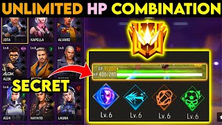Unlimited Hp Character Combination || Unlimited Hp Best Character Combination || Unlimited Health ff screenshot 3