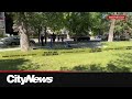 Suspect remains in custody following Wednesday shooting in downtown Calgary