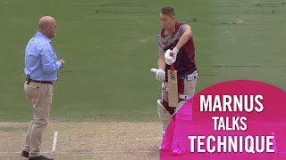Marnus Labuschagne talks technique with Darren Lehmann | Fox Cricket