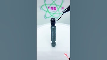 Cool ferrofluid science magnetic fun #shorts