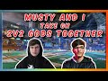 Musty And I Take On 2v2 GODS Together | Musty With The 200 IQ Fake | Signed Controller Giveaway!