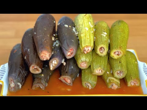 The BEST Lebanese Mehshi Recipe | Stuffed Squash and Eggplant | Step by Step with My Mother