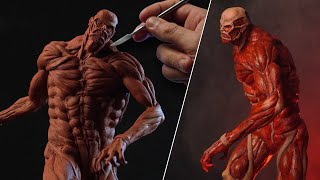 Sculpting COLOSSAL TITAN | Attack On Titan [ Shingeki No Kyojin ]