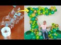 Balloon garland tutorial  balloon decoration ideas  birt.ay decoration ideas at home