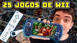 Testei 30 Jogos de Wii no Anbernic RG556