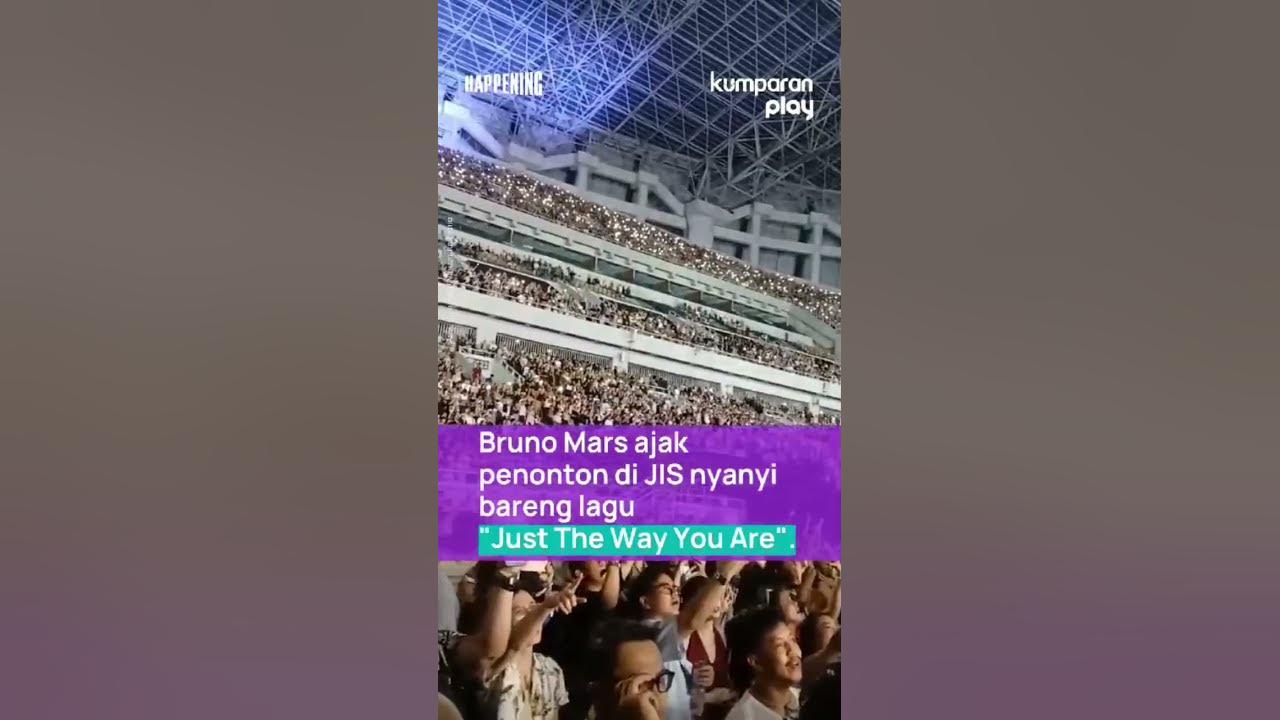 Bruno Mars Ajak Penonton Nyanyi Lagu “Just The Way You Are”