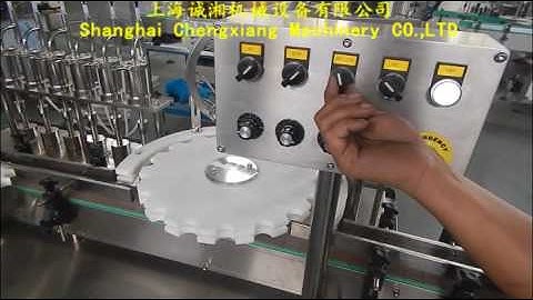 6 nozzles syrup filling machine 120ml
