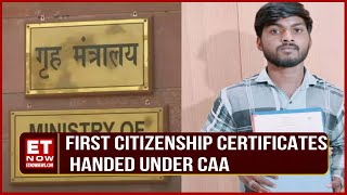 CAA Citizenship Certificates: Centre Issues First Set Of Citizenship Certificates To 14 Persons