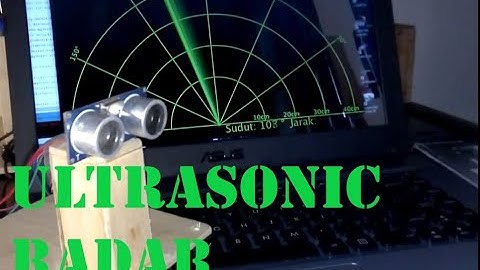 Ultrasonic Radar Arduino dengan Processing 3