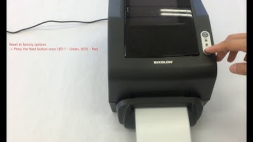 Printer setup and installation_Reset to factory options  (TX, DX, DL series model)